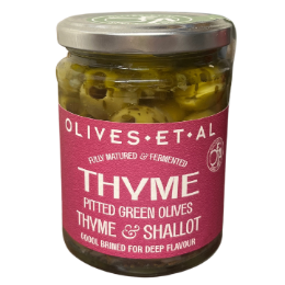 OEA Thyme & Shallot Olives Jar 270g