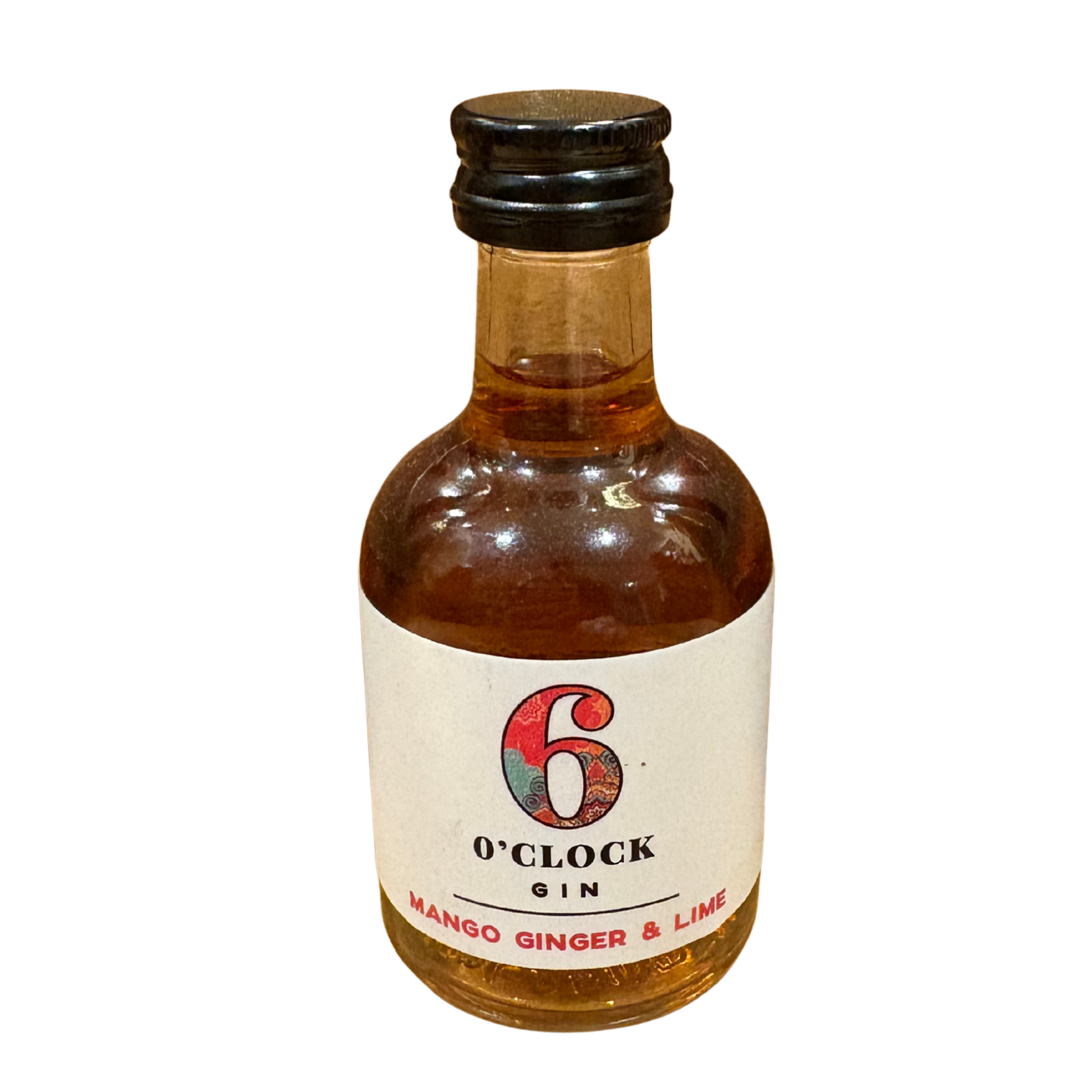 6 OClock Mango, Ginger & Lime Gin 40% 5cl