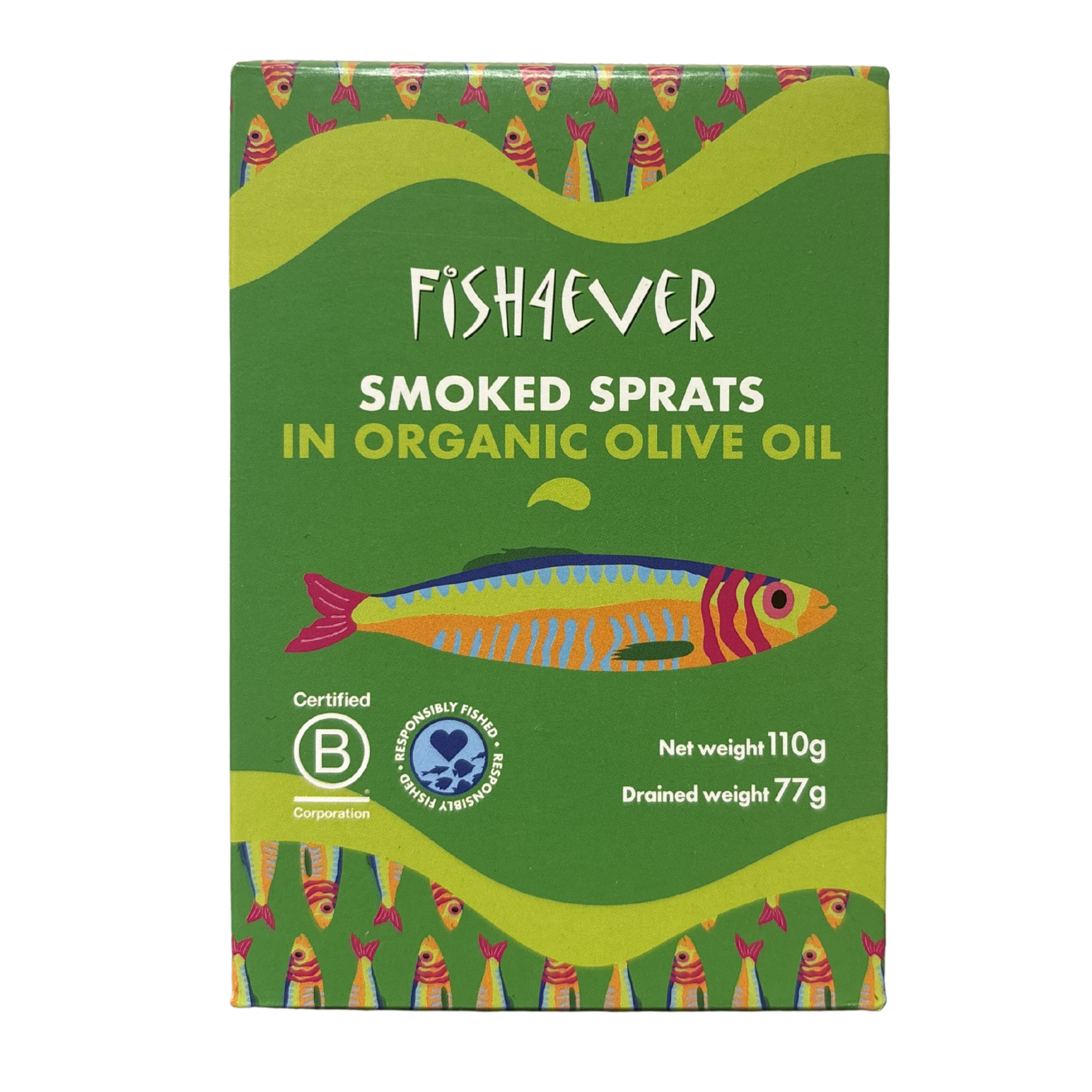 Fish4Ever Smoked Sprats 110g