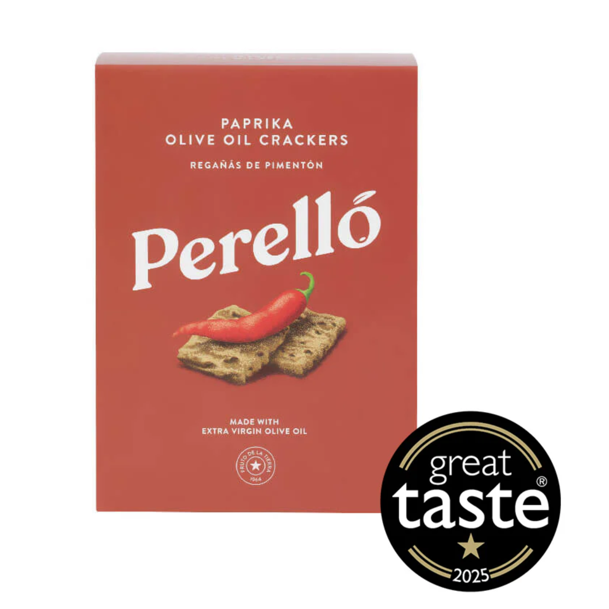 Perello Paprika Olive Oil Crackers 150g