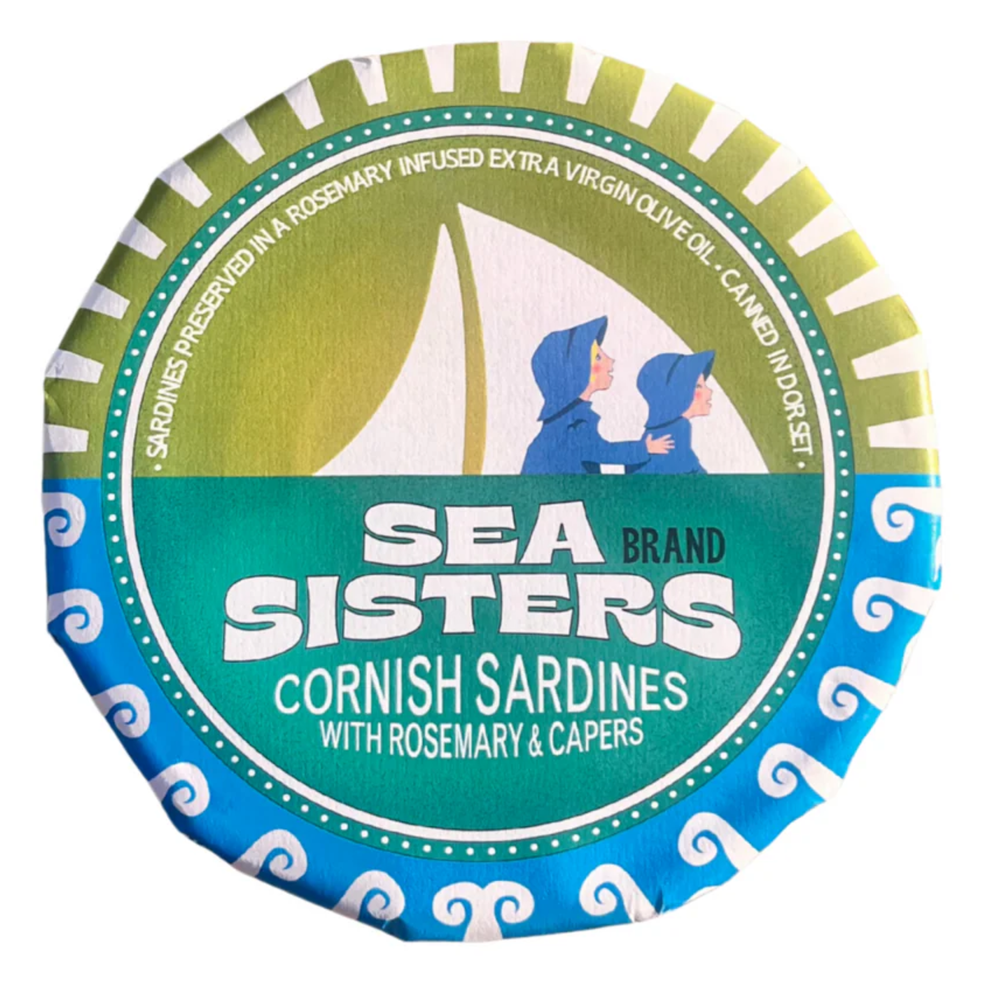 Sea Sisters - Cornish Sardines with Rosemary & Capers 120g