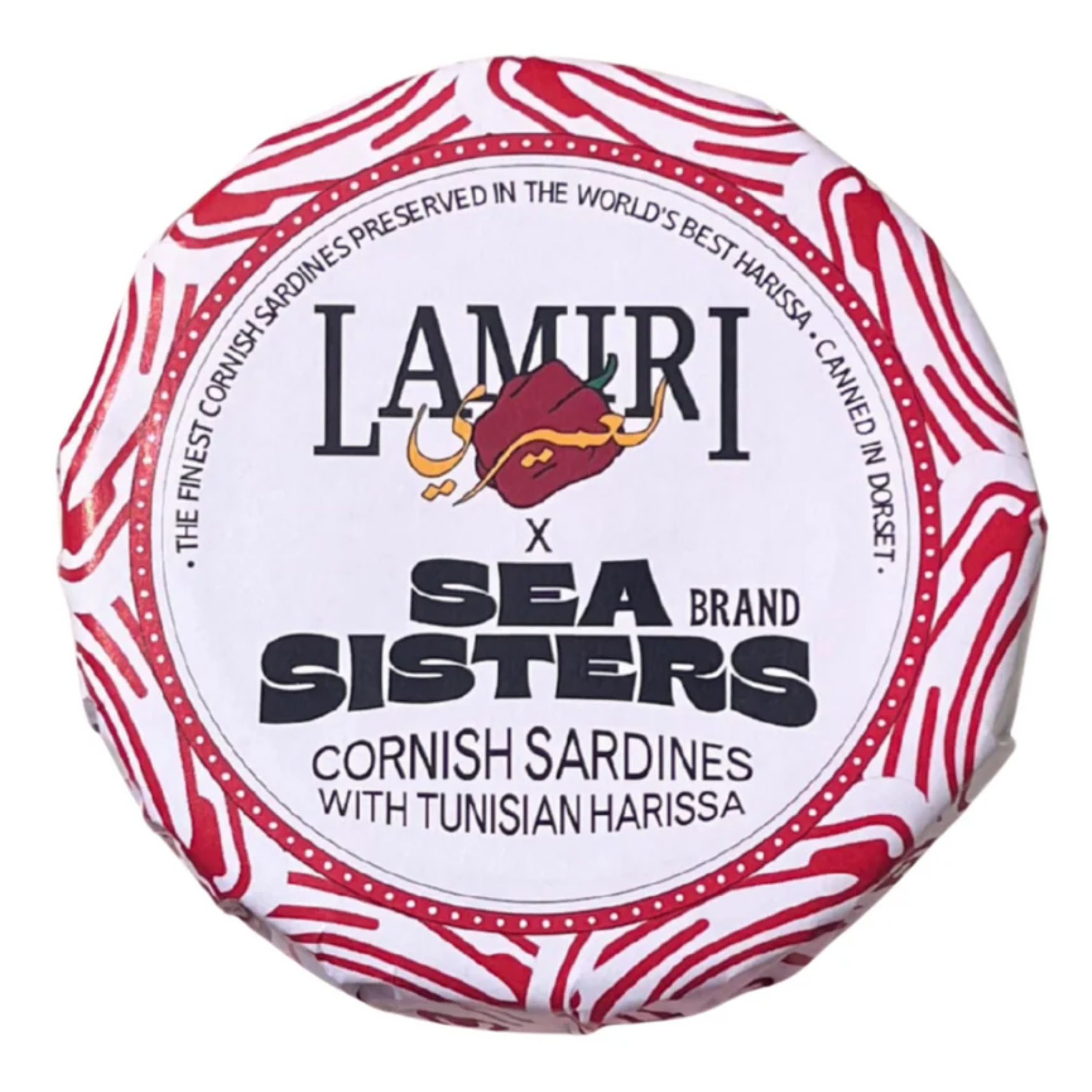 Sea Sisters - Cornish Sardines with Lamiri Tunisian Harissa 120g