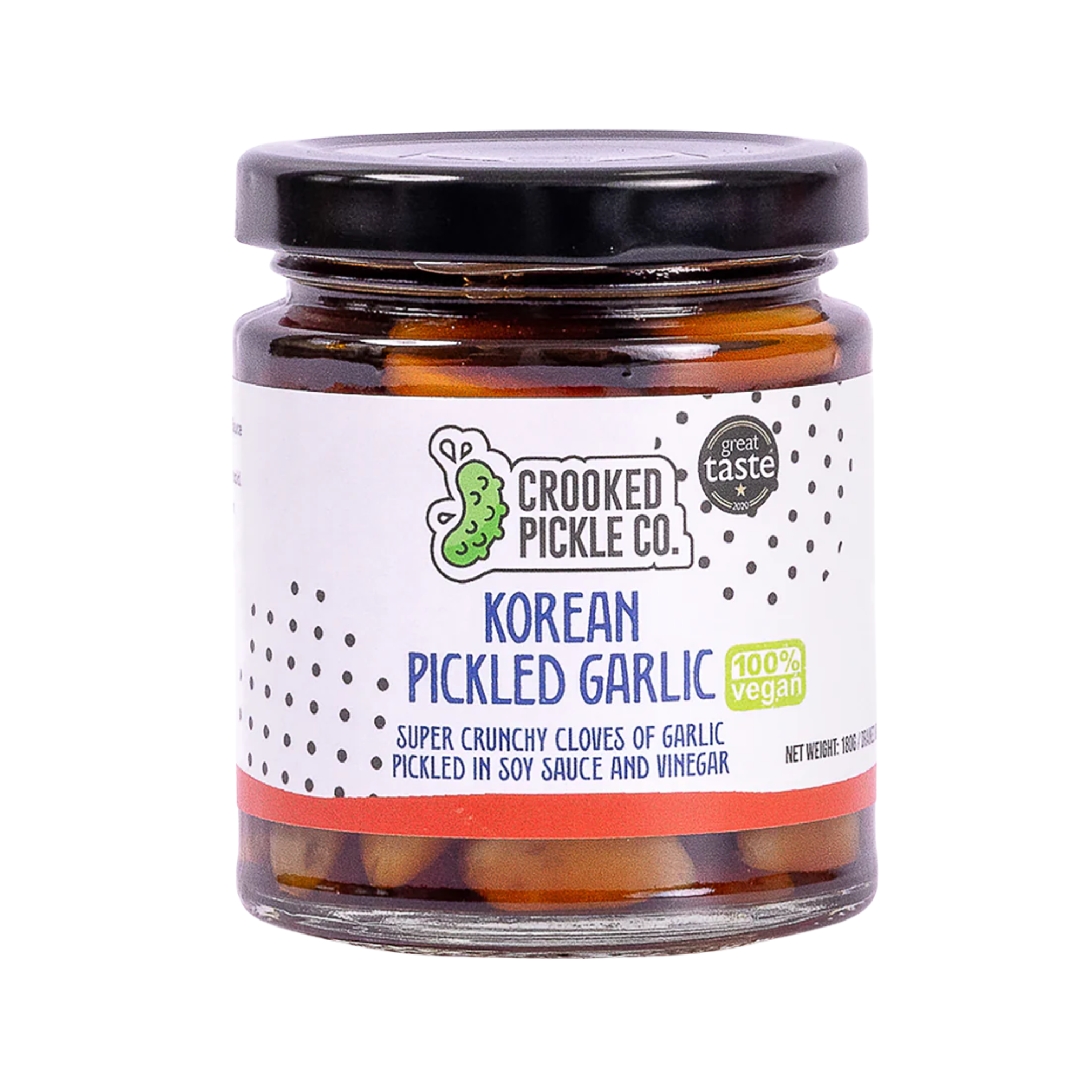 Crooked Pickle Korean Pickled Garlic 180ml