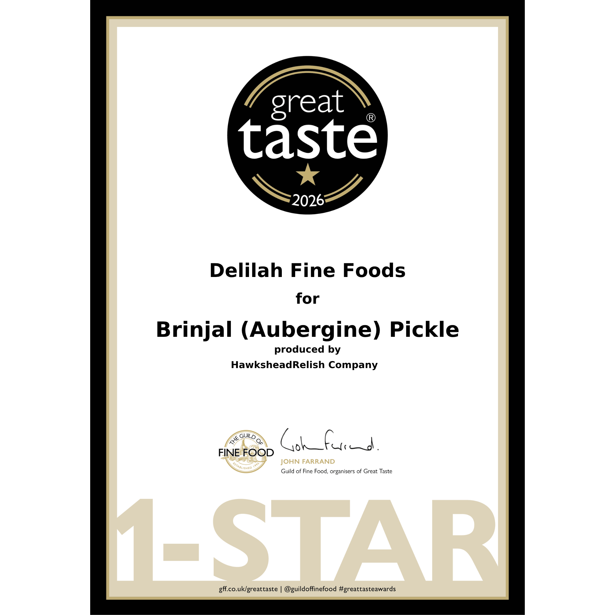 Delilah Brinjal Pickle Ltd Edition 205g