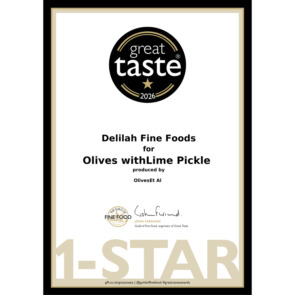 Delilah Olives with Lime Pickle 250g