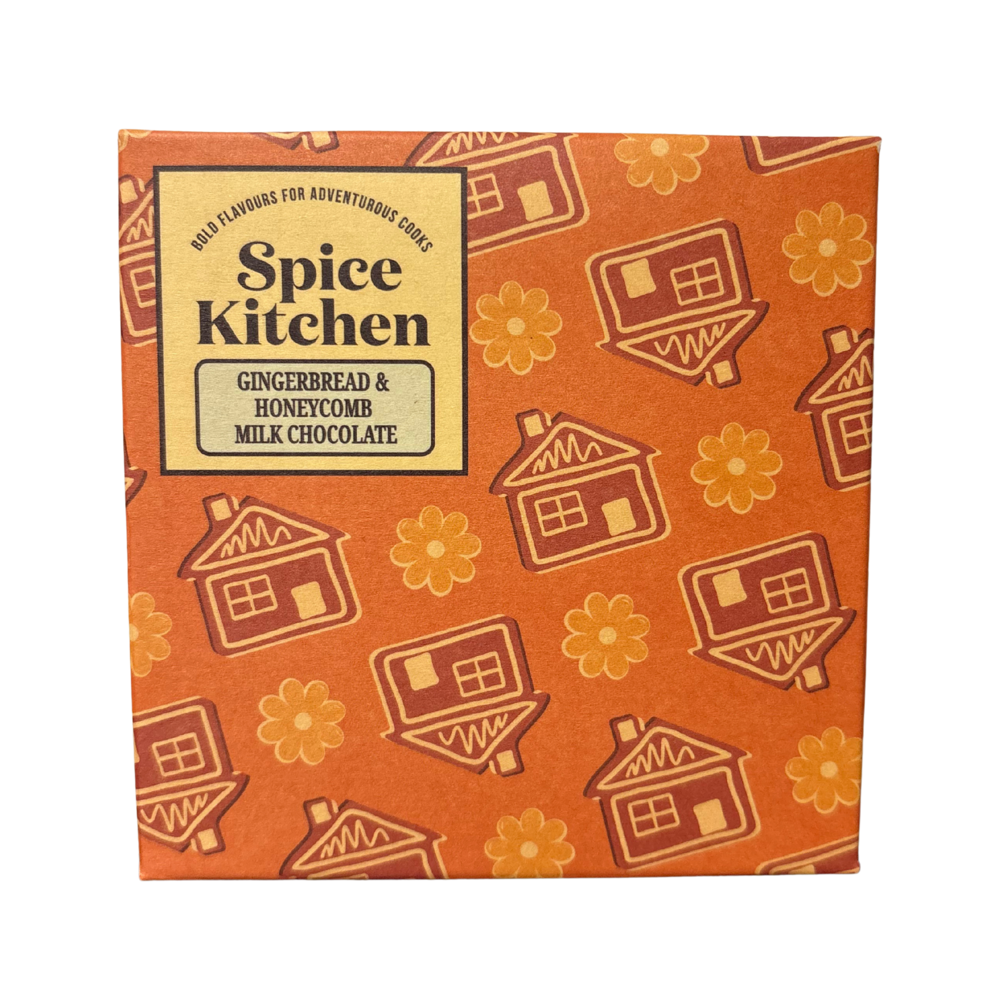 Spice Kitchen - Gingerbread & Honeycomb Milk Chocolate bar 80g