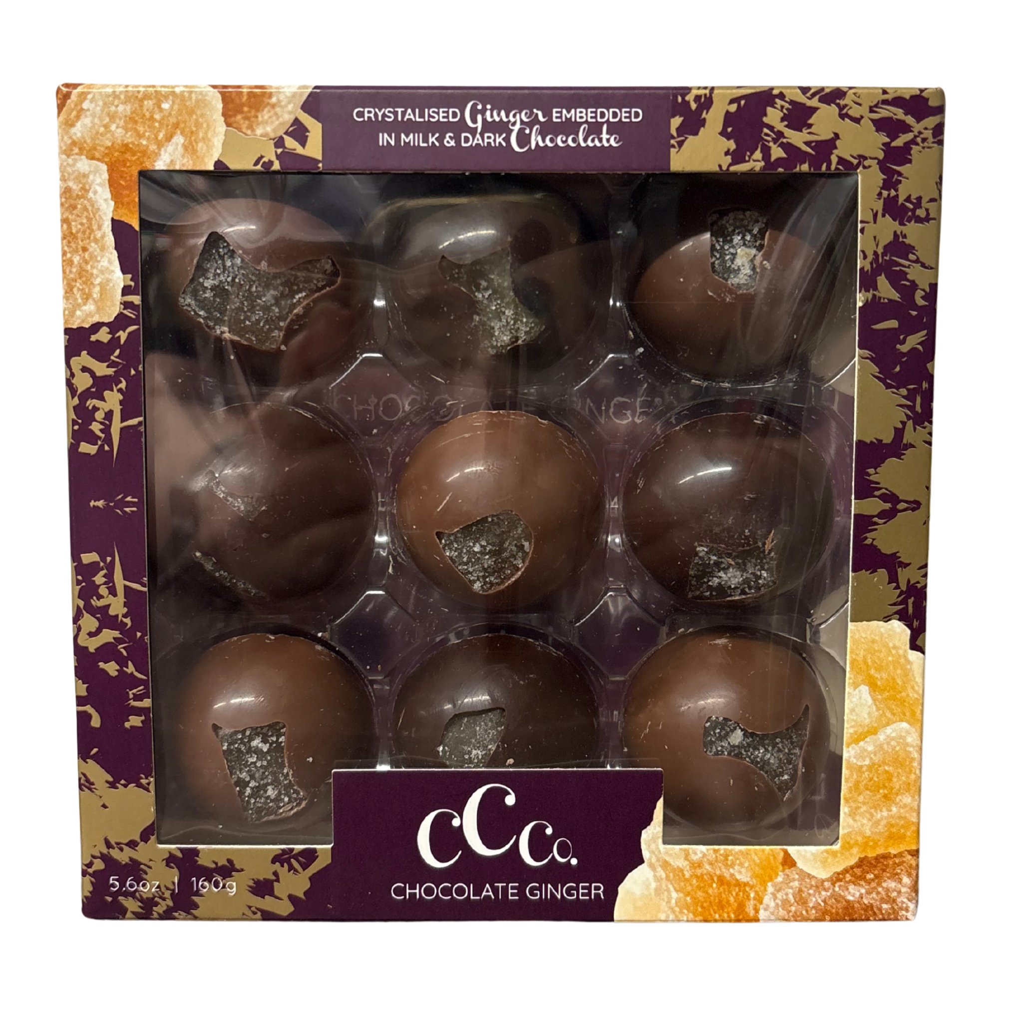 Calico 9 Luxury Choc Domes - Ginger 160g