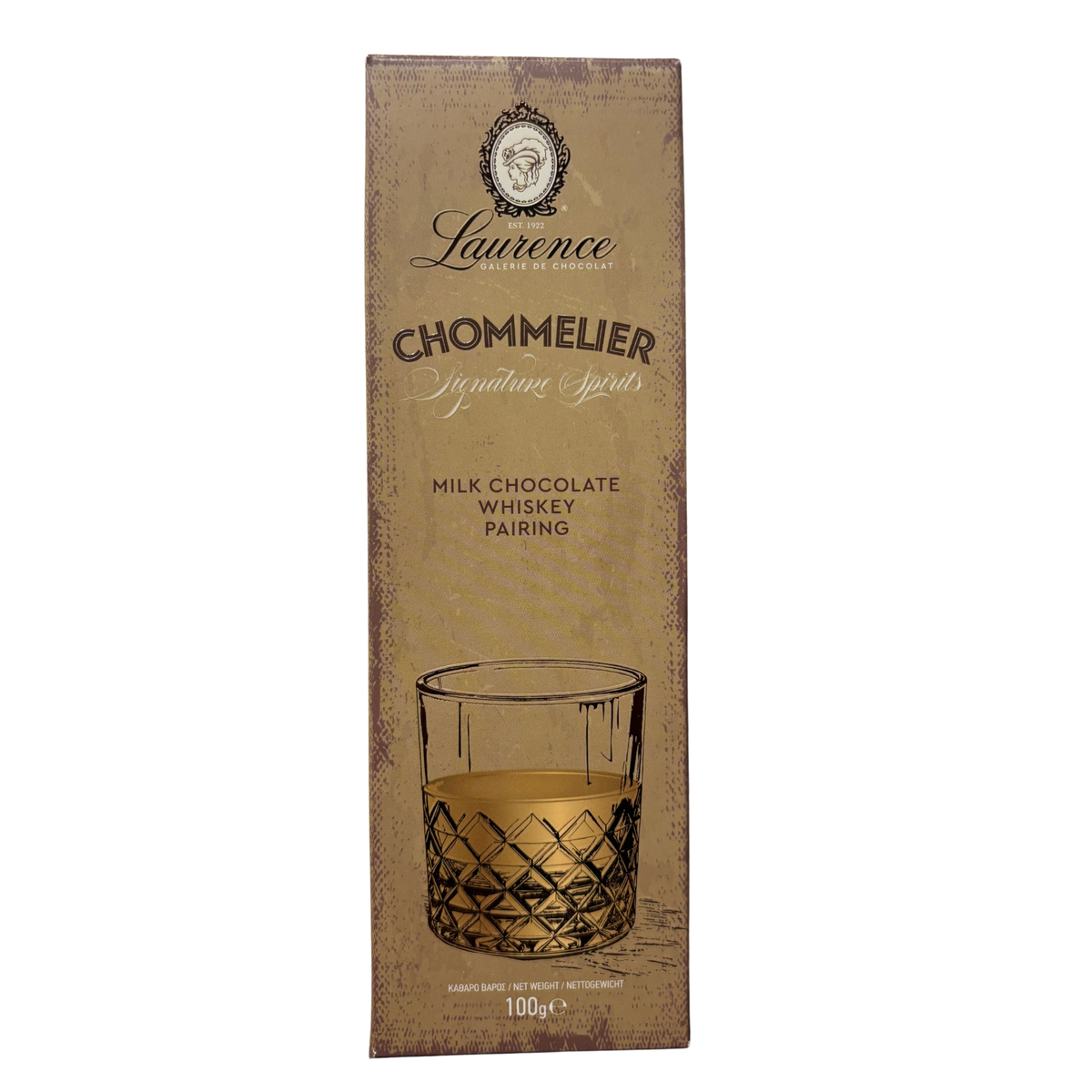 Laurence Chommelier - Milk Chocolate Whiskey Pairing 100g