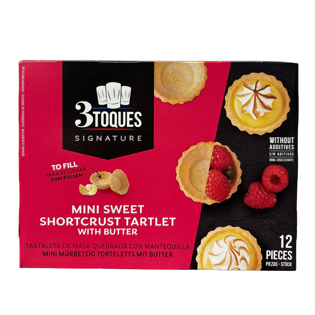 3Toques - Mini Sweet Shortcrust Tartlets