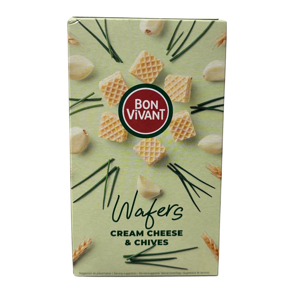 Bon Vivant - Cream Cheese & Chive Wafers 75g