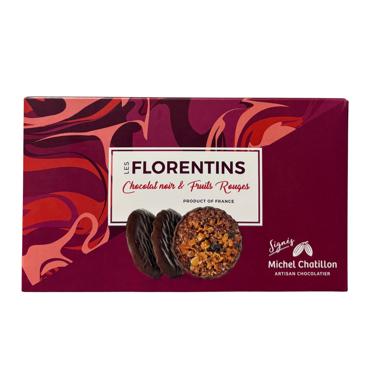 Les Florentins - Dark Chocolate & Red Fruit 100g