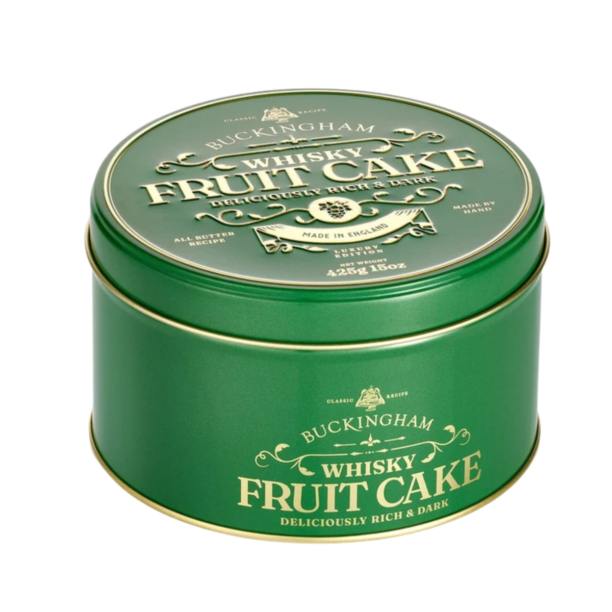 Buckingham - Whisky Fruit Cake Tin 425g
