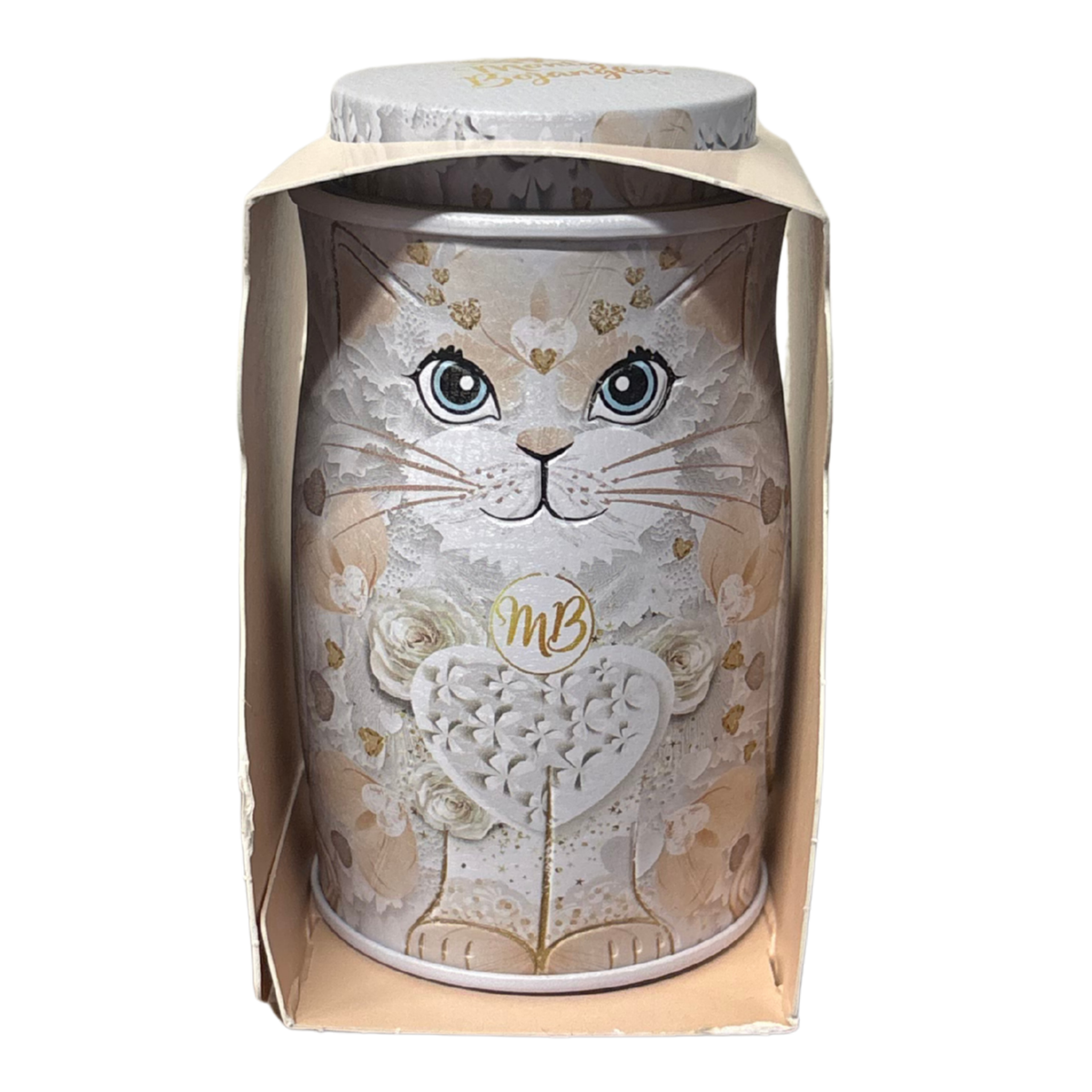 Monty Bojangles - Choccy Scoffy White Rose Cat Tin 36g